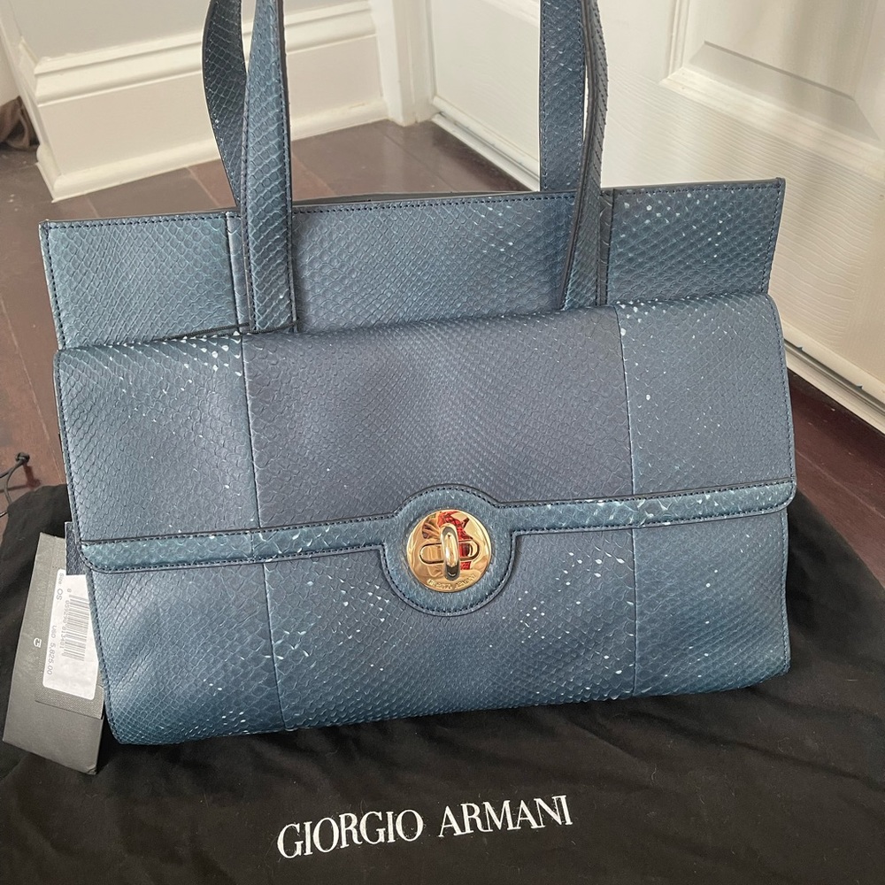 Giorgio Armani Snake Skin Bag